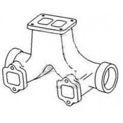 A76322 Exhaust Manifold Fits Case IH 2590 4494 4690 2470 2670 2290 2390