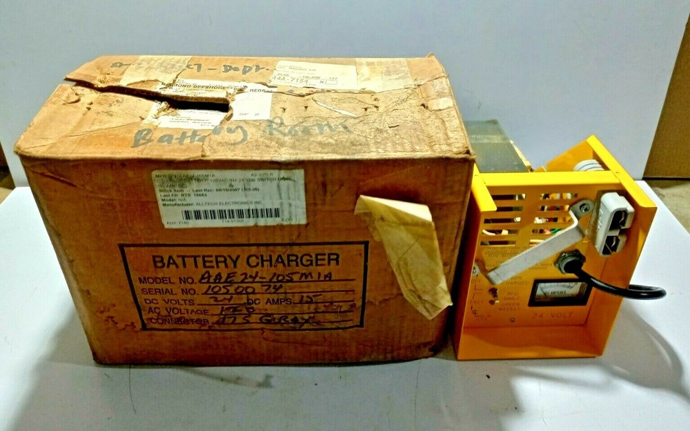 Alltech Electronics AAE24-105M1A Battery Charger 24VDC 15ADC 120VAC 4.7AAC 1PH