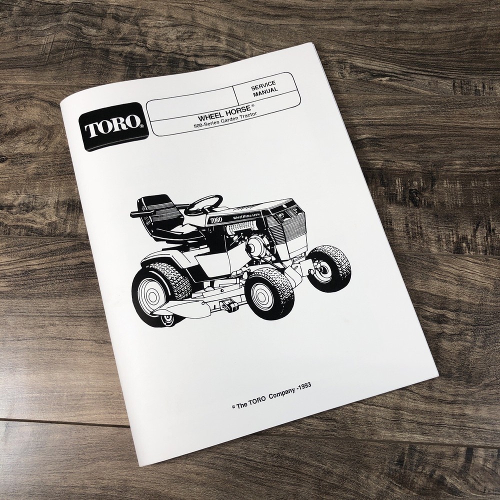 Wheel Horse 520H Tractor Service Manual Repair Shop Technical Workshop Book