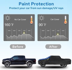 Cobertor Cubierta Toldo Lona Para Camioneta Pickup De Cajo Resiste Todo Clima US