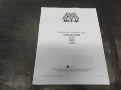 Mi-T-M Corporation 212CC 280CC 420CC Gasoline Engine Operator’s Manual