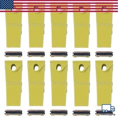For Bobcat Style Mini Excavator 10PCS 6737325 Bucket Teeth with 6737326 Flexpins
