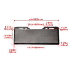 NEW! For Bobcat/ Kubota 1/4″ Skid Steer Mount Plate Loader Quick Tach Attachment