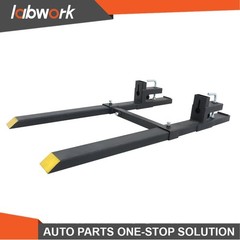Labwork 60″ 4000lbs Pallet Forks Clamp on Tractor Forks Adjustable Bucket Forks