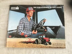 CASE INTERNATIONAL BUYER’S GUIDE 1986 80 PAGES Sales Brochure