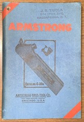 Armstrong Bros Tool Catalog C-39a Published 1942 WW2 revised Edition RARE.