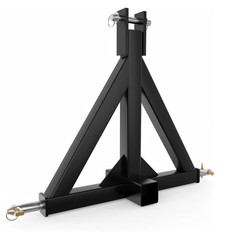 3 Point 2″Receiver Trailer Hitch Heavy Duty Drawbar Adapter Cat 1 Tractor,Gloves
