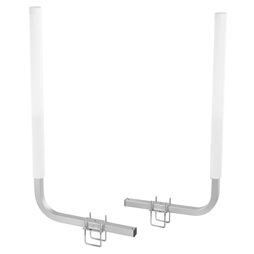 2PCS Adjustable Boat Trailer Guide Poles Rustproof Galvanized Steel with PVC