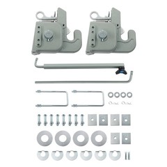 Gray Easy Change Quick Hitch w/Stabilizer Bar for Category 2 Tractors/Implement