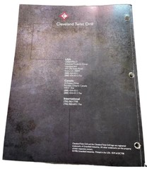 Cleveland Twist Drill Product Catalog **SALE**