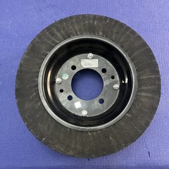 1 TAILWHEEL FOR ROTARY CUTTER TIRE, 4″ X 8″X15″ BUSH HOG WHEEL MOWER TRAIL WHEEL