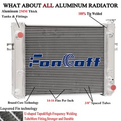 3-Row Radiator Fits Toyota Forklift 8FDU20 8FDU25 8FGU20 8FGU25 #16420-U2230-71