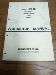 Takeuchi TB45 Industrial Diesel Engine C240 Model Workshop Manual