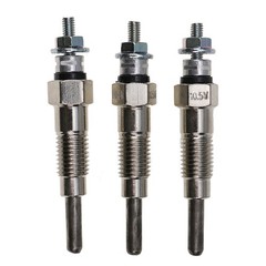 3X Glow Plugs 15521-65511 15694-65510 15694-65512 For Kubota D1102 D1302 D1402