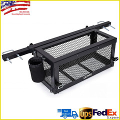 Tractor Tool Box 24″x10″x9″ Rear Mount Basket Toolbox Suitable for Most Tractors