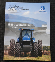 1993-2000 NEW HOLLAND 8670 8770 8870 8970 GENESIS TRACTOR CATALOG BROCHURE MINTY