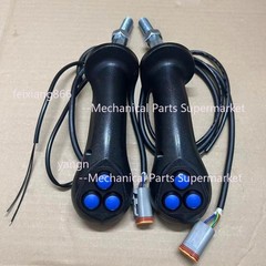 3-Button Electric Control Handle Joystick for Excavator Grapple/Clamp Conversion