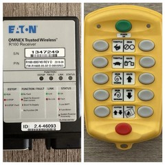 Omnex Receiver R160 And Eaton Omnex T110 Remote Control Combo For Cement Mixers