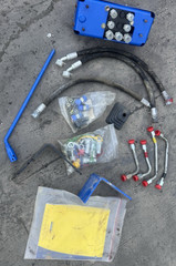 New Holland 110TL Loader Bucket Attachment WITH SPOOL VALVE FOR WORKMASTER 35 40