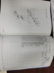 Mitsubishi Forklift 1993 Diesel Engine Parts List S4S 98716-53900, 9871653900
