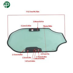 345-6230 CA3456230 Cab Glass Door For Caterpillar 299D3XHP, 262D3, 279D3, 259D
