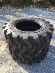 Pair of 2-17.5L-24 Forerunner QH601 Rear Backhoe Tires-12PLY-17.5Lx24