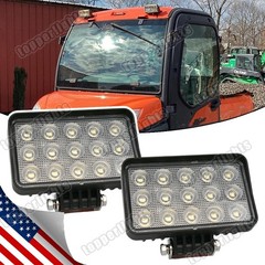 6×4 LED work lights Kit Fit Kubota RTV 900/1100 Series Utility Vehicle Bumper