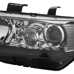 Set of (2) Headlights Halogen Factory Black Clear for 2004-2008 Acura TSX
