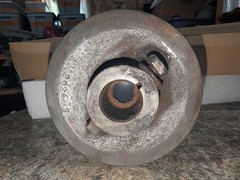 Allis Chalmers B C Tractor crank shaft pulley COMPLETE