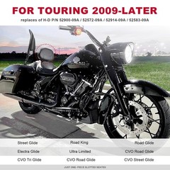 2009-2025 Adjustable Driver Rider Backrest compatible with Harley Davidson To…