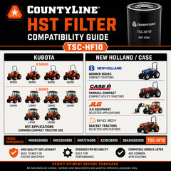 HST Filter For Kubota HH66036060 HHK2036990 New Holland / CASE SBA340501030 TSC