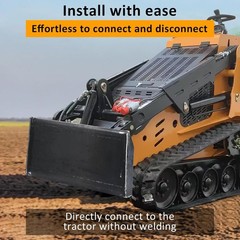 1/4″ Steel Quick Tach Mount Plate Mini Skid Steer for Toro Dingo Ditch Witch US