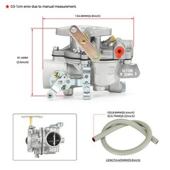 13713B Carburetor For Lincoln SA-200 SA-250 200 250 Amp Gas Welder F163