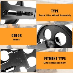 For Mini Excavator Accessories ISDZJL-H12 Front Idler Track Idler Wheel Assembly