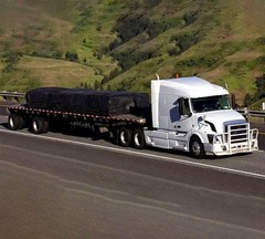 2 Pack Black Superlight 14oz Flatbed Trailer Lumber Tarp 24×27 (8′ Drop)