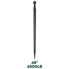 49″ Steel Hay Bale Spear 4500 lbs Capacity Spike Fork Tine For Tractors Loaders