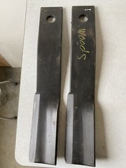 2 Heat Treated Woods Blades Flex Rotary Cutter Bat Wing Mower CCW BW L19161 KT