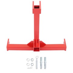 Category 1 Trailer Hitch 3 Point 2″ Receiver Tractor Tow Hitch Drawbar Adapter