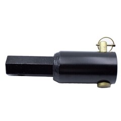 Auger Adapter Conversion 2-9/16 inch female Round to 2″ Male Hex Heavy Duty