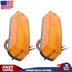 2×Warning Cab LED Amber Light For John Deere 50 Series 4050 4250 4450 4650 4850