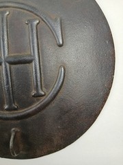 Original Vintage IHC International Harvester Co Cast Iron Farm Planter Box Lid