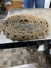 UNUSED 10′ #25 Flat Detachable Link Steel Chain for Drills Planters Corn Pickers