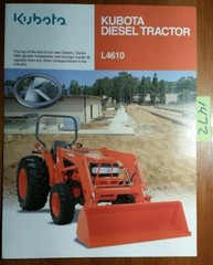 Kubota Canada L4610 Diesel Tractor Brochure 3134-01-CA 1/00