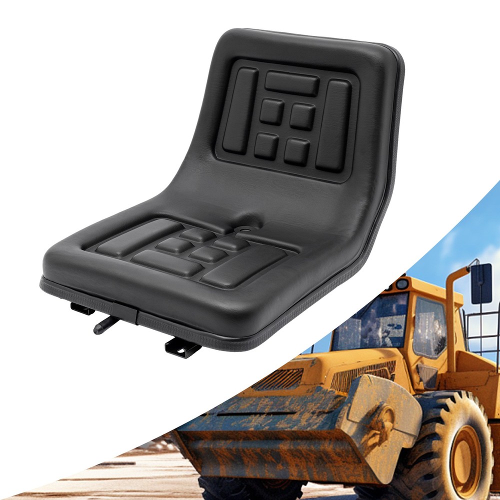 Universal Tractor Seat Tracks Thickly-padded Seat & Backrest w/ 140 mm Slide USA