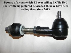 Kubota BX GR Inner/Outer Tie Rod Poly Boots USA made not China copy 1 yr Wty