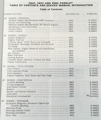 Case 584C 585C 586C Forklift Service Manual Parts Catalog Set Shop Book Workshop