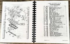 J I Case 450 Crawler Tractor Loader Dozer Parts Catalog Manual S/N 3038436-Down