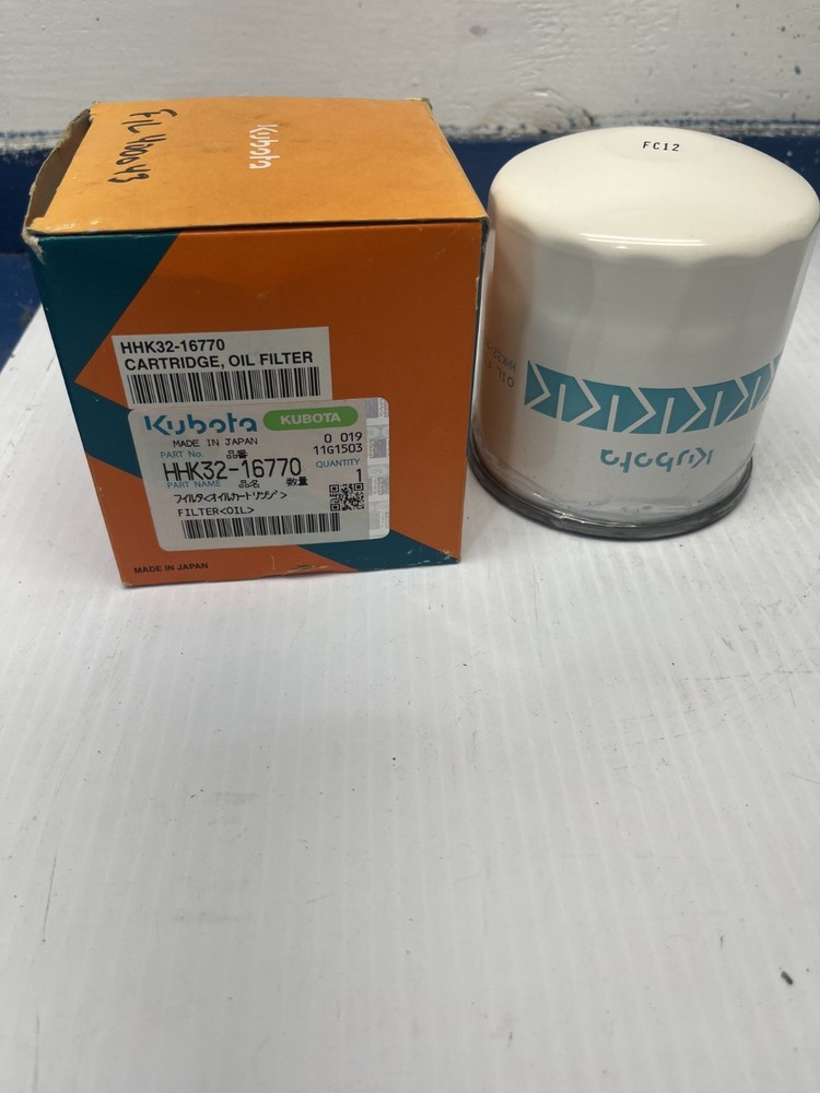GENUINE OEM KUBOTA OIL FILTER HHK32-16772 Fits HHK32-16770 Sealed