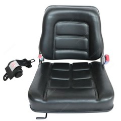Universal Forklift Seat Tractor Skid Steer Seat Replacement W/ Seat Belt