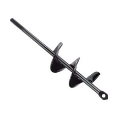 2pcs Auger Drill Bit for Planting Solid Shaft Garden Plant Flower Bulb Spiral